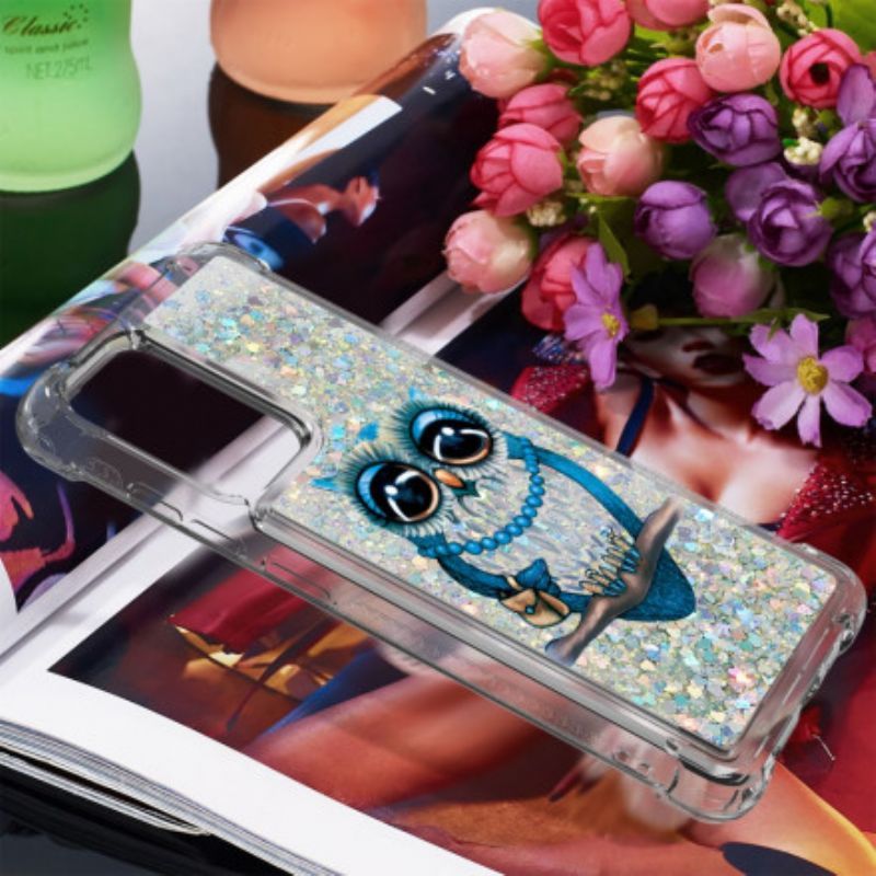 Kryt Na Samsung Galaxy A52 4G / A52 5G / A52s 5G Slečna Owl Sequins