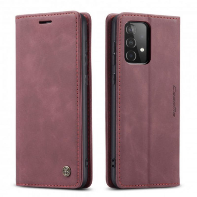Kryty Na Mobil Na Samsung Galaxy A52 4G / A52 5G / A52s 5G Flipové Pouzdro Caseme Umělá Kůže