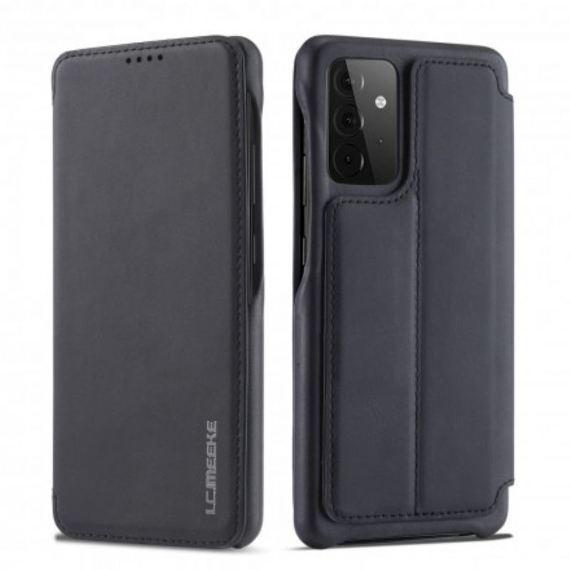 Kryty Na Mobil Na Samsung Galaxy A52 4G / A52 5G / A52s 5G Flipové Pouzdro Kožený Efekt Lc.imeeke