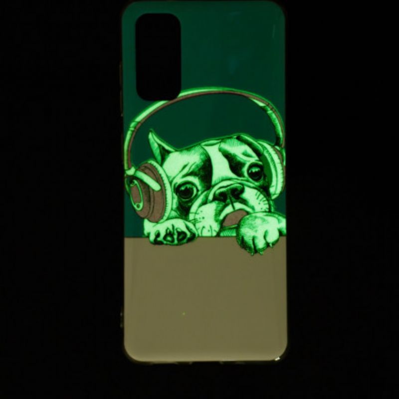 Kryty Na Mobil Na Samsung Galaxy A52 4G / A52 5G / A52s 5G Fluorescenční Pes