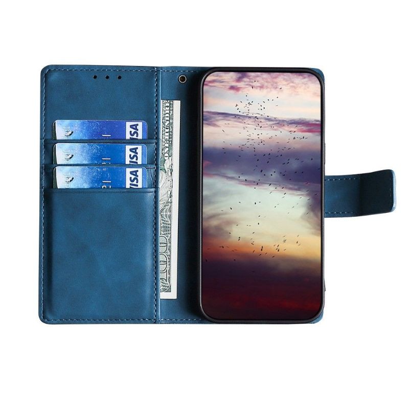 Flipové Pouzdro Na Xiaomi Redmi 10 Ana Umělá Krokodýlí Kůže