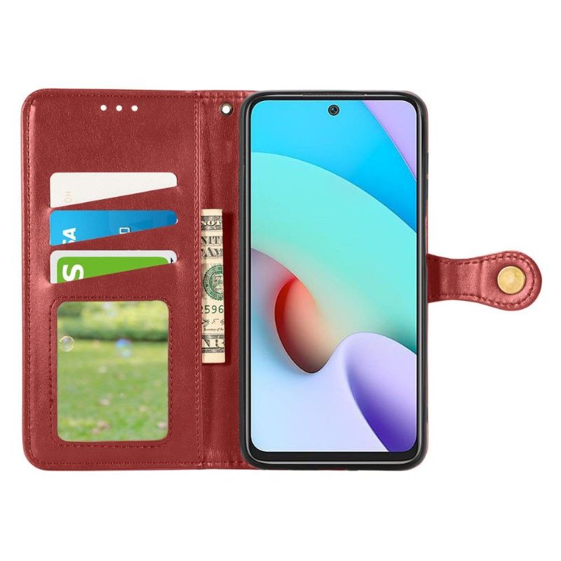 Flipové Pouzdro Na Xiaomi Redmi 10 Držák Karet Z Umělé Kůže Indila
