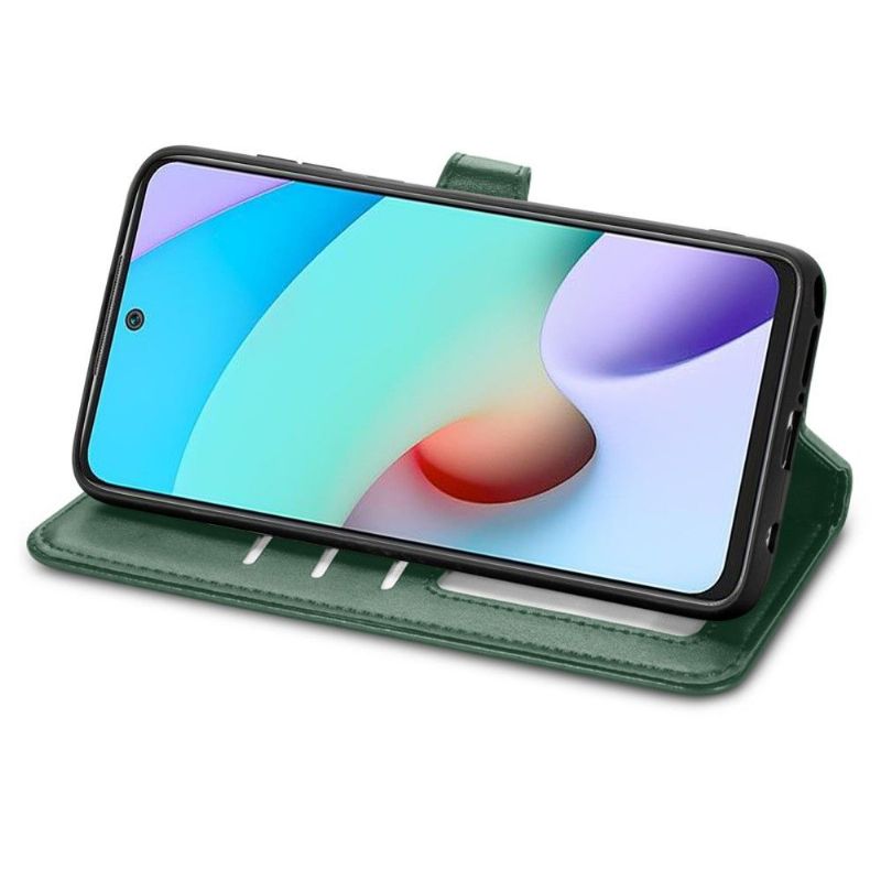 Flipové Pouzdro Na Xiaomi Redmi 10 Držák Karet Z Umělé Kůže Indila