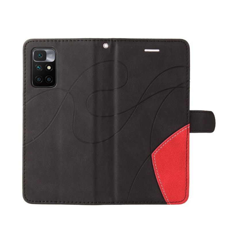 Flipové Pouzdro Na Xiaomi Redmi 10 Dvoubarevné Umělecké