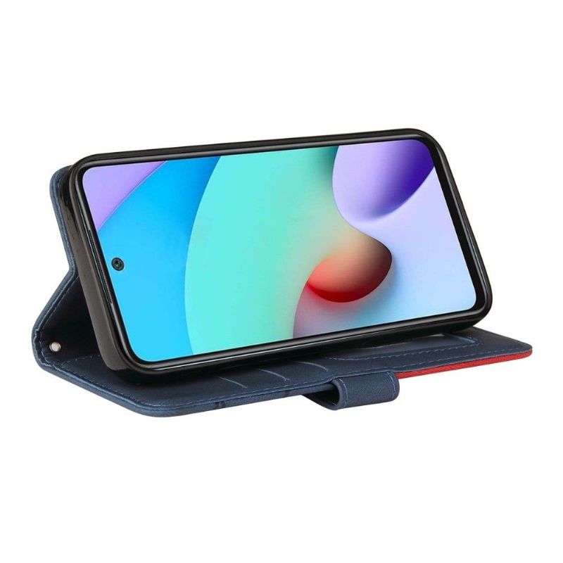Flipové Pouzdro Na Xiaomi Redmi 10 Dvoubarevné Umělecké