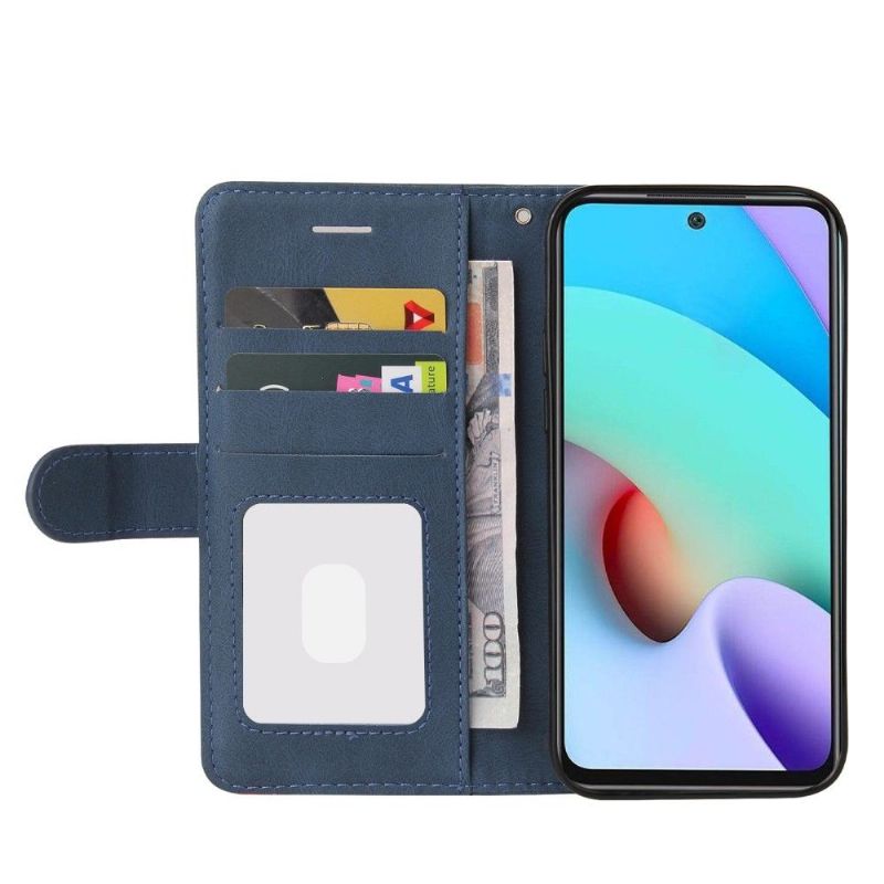 Flipové Pouzdro Na Xiaomi Redmi 10 Dvoubarevné Umělecké