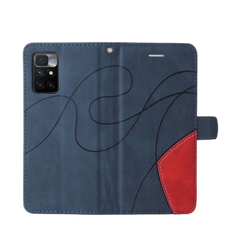 Flipové Pouzdro Na Xiaomi Redmi 10 Dvoubarevné Umělecké