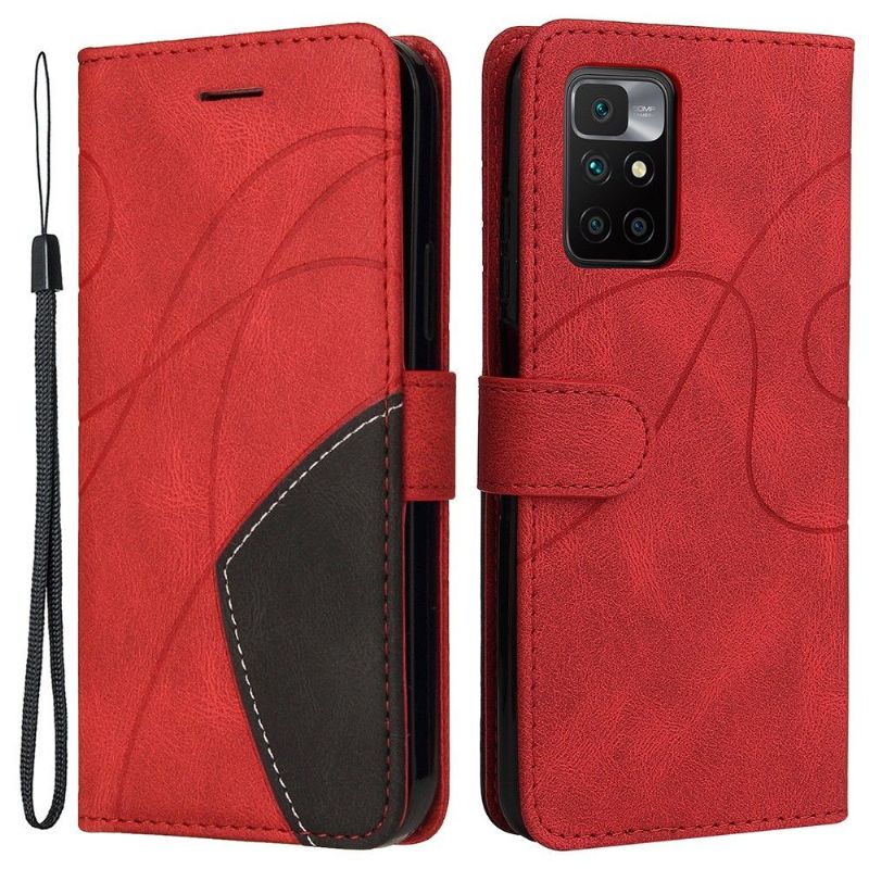 Flipové Pouzdro Na Xiaomi Redmi 10 Dvoubarevné Umělecké
