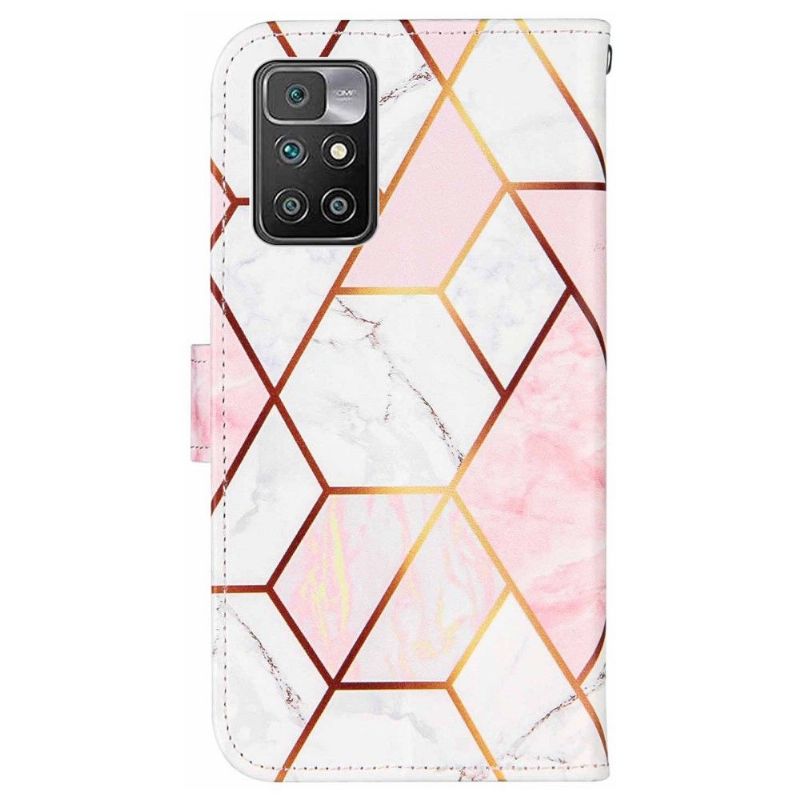 Flipové Pouzdro Na Xiaomi Redmi 10 Elegantní Geometrie