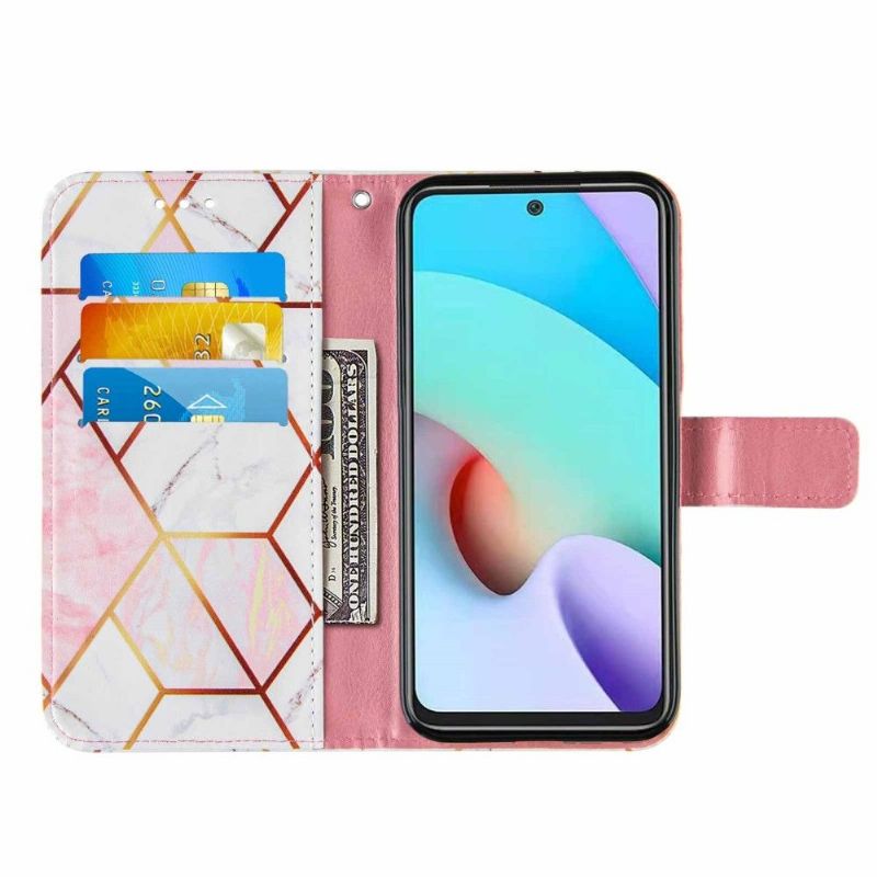 Flipové Pouzdro Na Xiaomi Redmi 10 Elegantní Geometrie