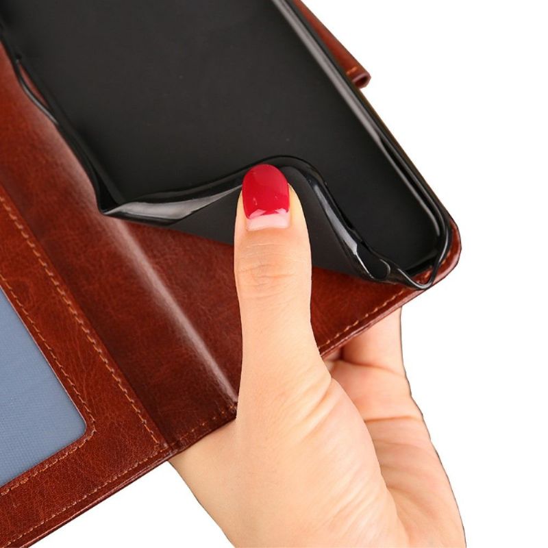 Flipové Pouzdro Na Xiaomi Redmi 10 Kožené Pouzdro Folio Pouzdra Na Karty Z Umělé Kůže