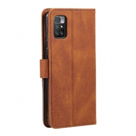 Flipové Pouzdro Na Xiaomi Redmi 10 Kožené Pouzdro Klapka Z Umělé Kůže Řady 002