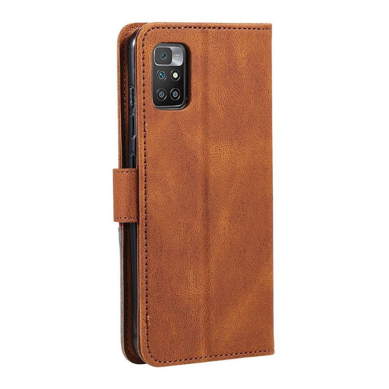 Flipové Pouzdro Na Xiaomi Redmi 10 Kožené Pouzdro Klapka Z Umělé Kůže Řady 002