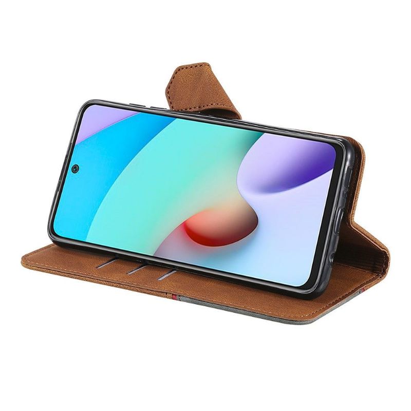 Flipové Pouzdro Na Xiaomi Redmi 10 Kožené Pouzdro Klapka Z Umělé Kůže Řady 002