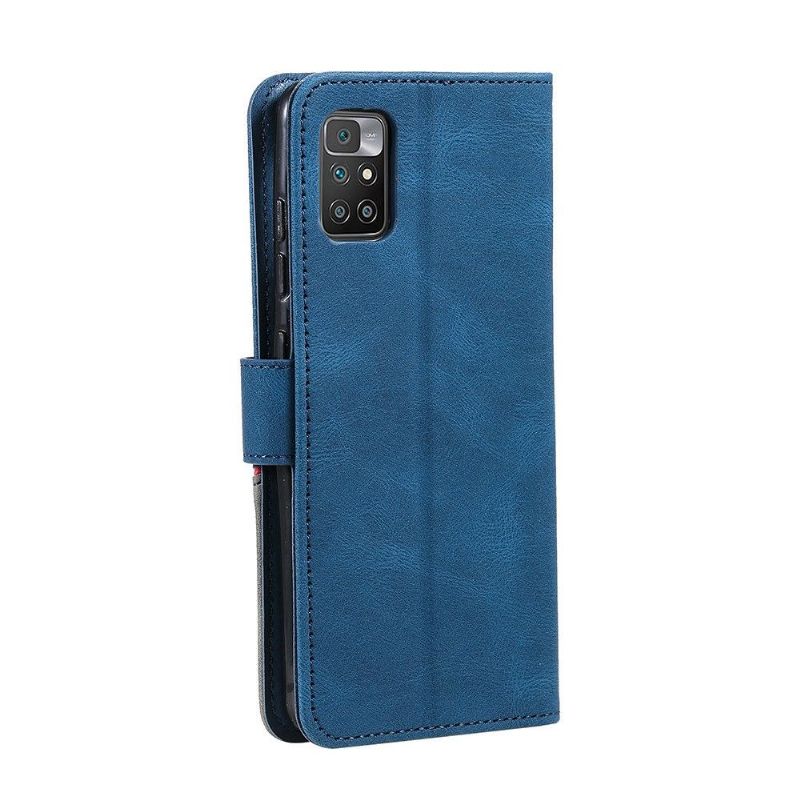 Flipové Pouzdro Na Xiaomi Redmi 10 Kožené Pouzdro Klapka Z Umělé Kůže Řady 002