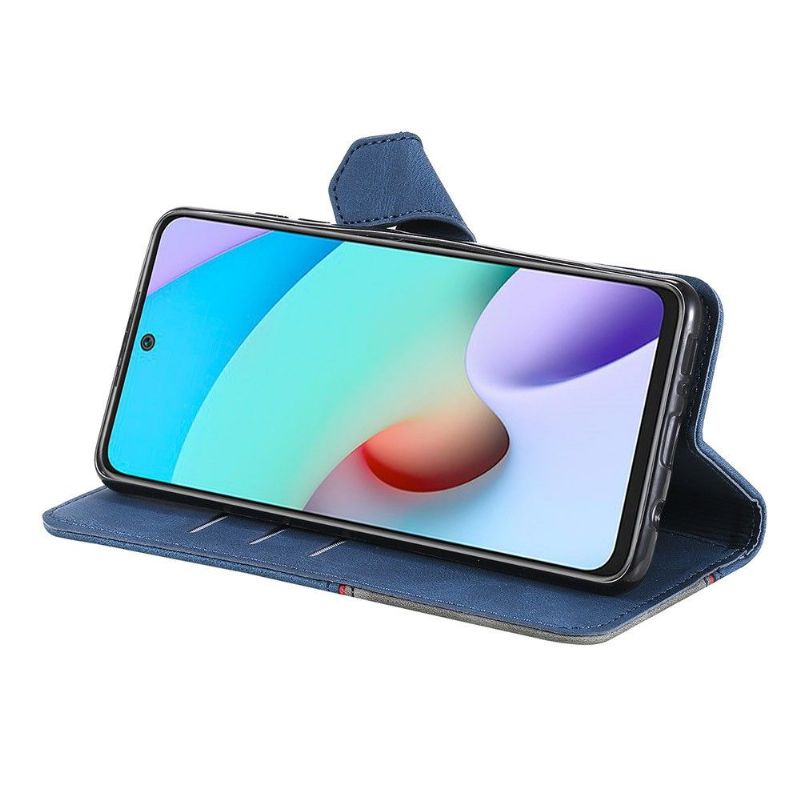 Flipové Pouzdro Na Xiaomi Redmi 10 Kožené Pouzdro Klapka Z Umělé Kůže Řady 002