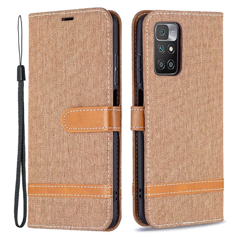 Flipové Pouzdro Na Xiaomi Redmi 10 Látkový Potah