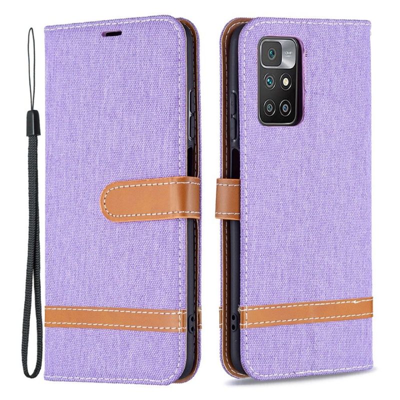 Flipové Pouzdro Na Xiaomi Redmi 10 Látkový Potah