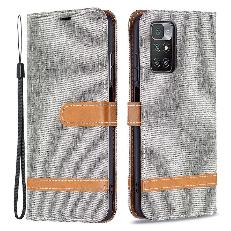 Flipové Pouzdro Na Xiaomi Redmi 10 Látkový Potah