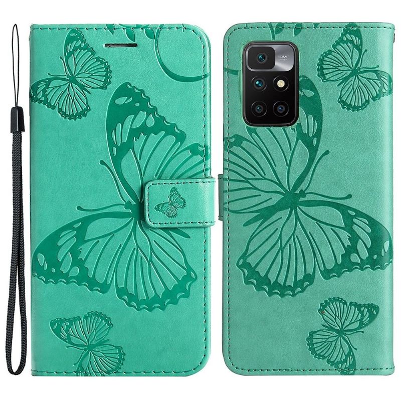 Flipové Pouzdro Na Xiaomi Redmi 10 Podpora Motýlků Funkcí