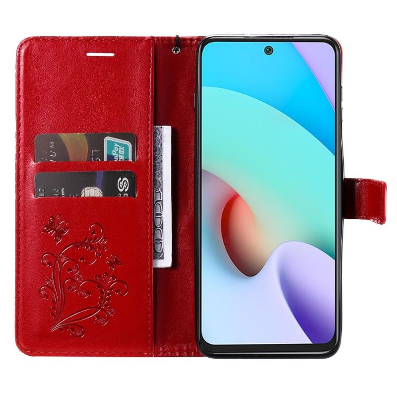 Flipové Pouzdro Na Xiaomi Redmi 10 Podpora Motýlků Funkcí