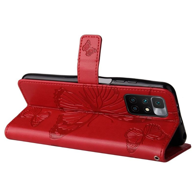 Flipové Pouzdro Na Xiaomi Redmi 10 Podpora Motýlků Funkcí