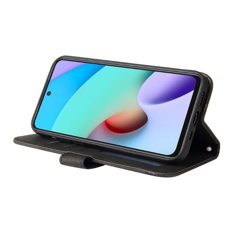 Flipové Pouzdro Na Xiaomi Redmi 10 Retro Styl S Nýtem