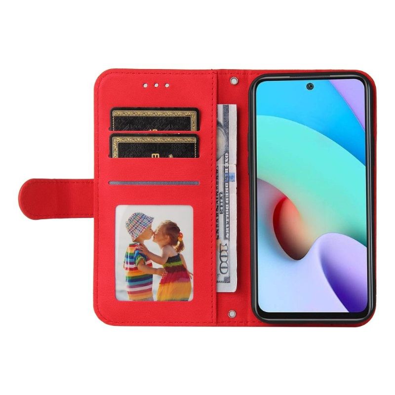 Flipové Pouzdro Na Xiaomi Redmi 10 Retro Styl S Nýtem