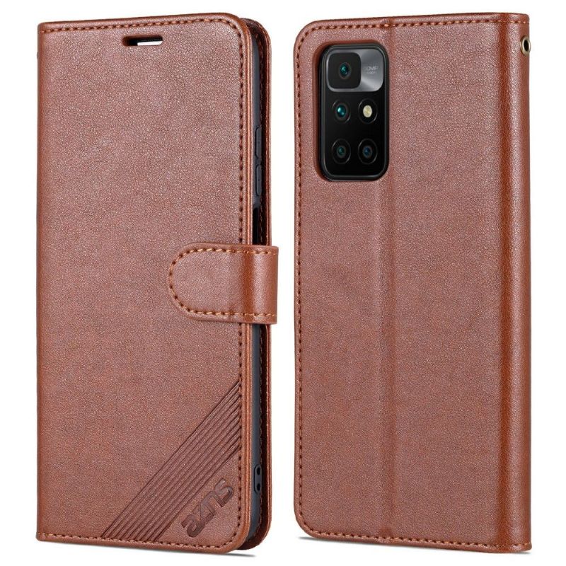 Flipové Pouzdro Na Xiaomi Redmi 10 Umělá Kůže Azns