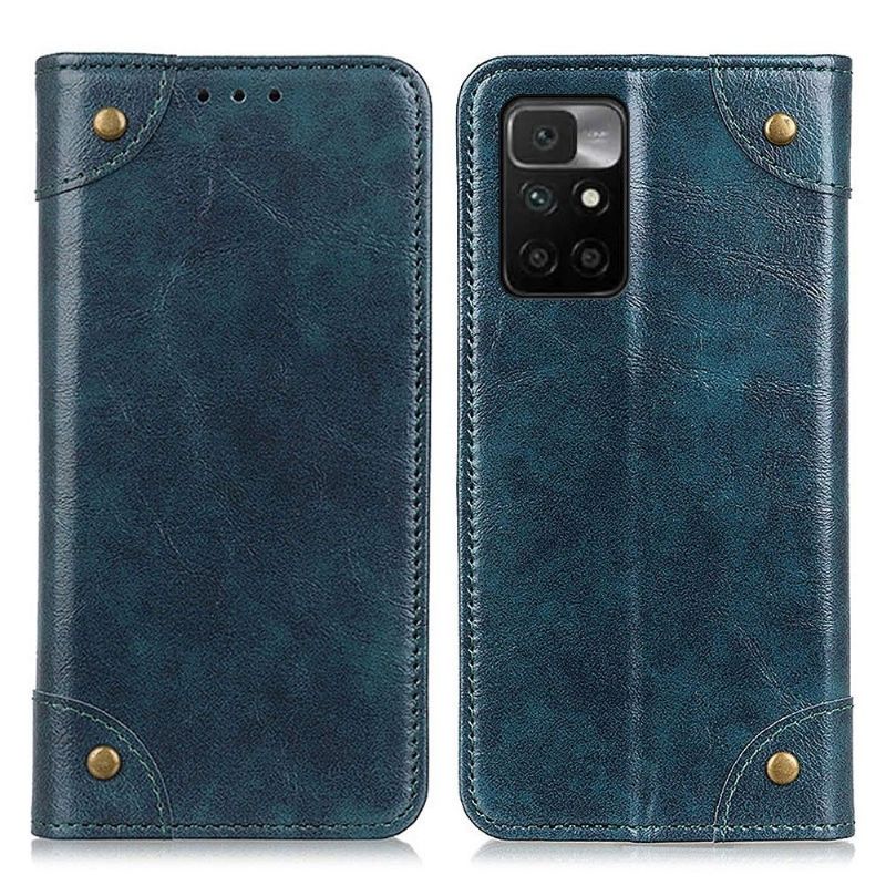 Kožené Pouzdro Folio Na Xiaomi Redmi 10 Simon Nýty Z Umělé Kůže
