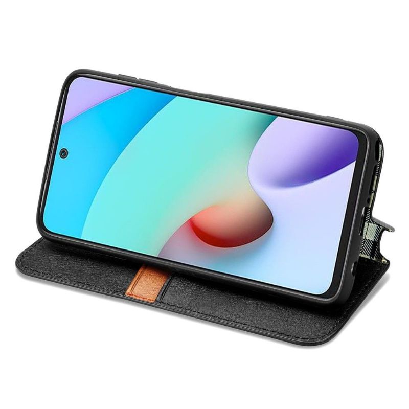 Kožené Pouzdro Na Xiaomi Redmi 10 Držák Karty Kub Design