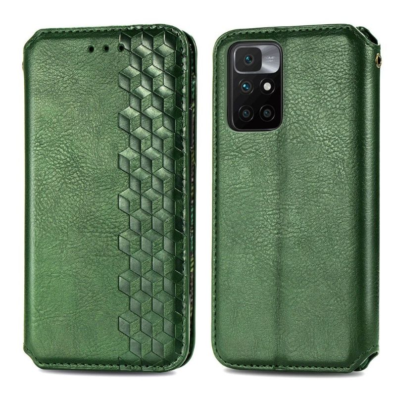 Kožené Pouzdro Na Xiaomi Redmi 10 Držák Karty Kub Design