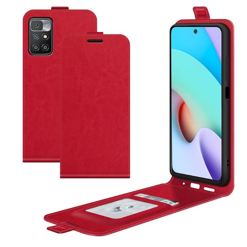Kožené Pouzdro Na Xiaomi Redmi 10 Flipové Pouzdro Vertikální Umělá Kůže
