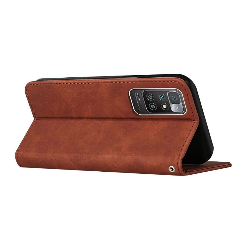 Kožené Pouzdro Na Xiaomi Redmi 10 Podnikání Ve Tvaru S