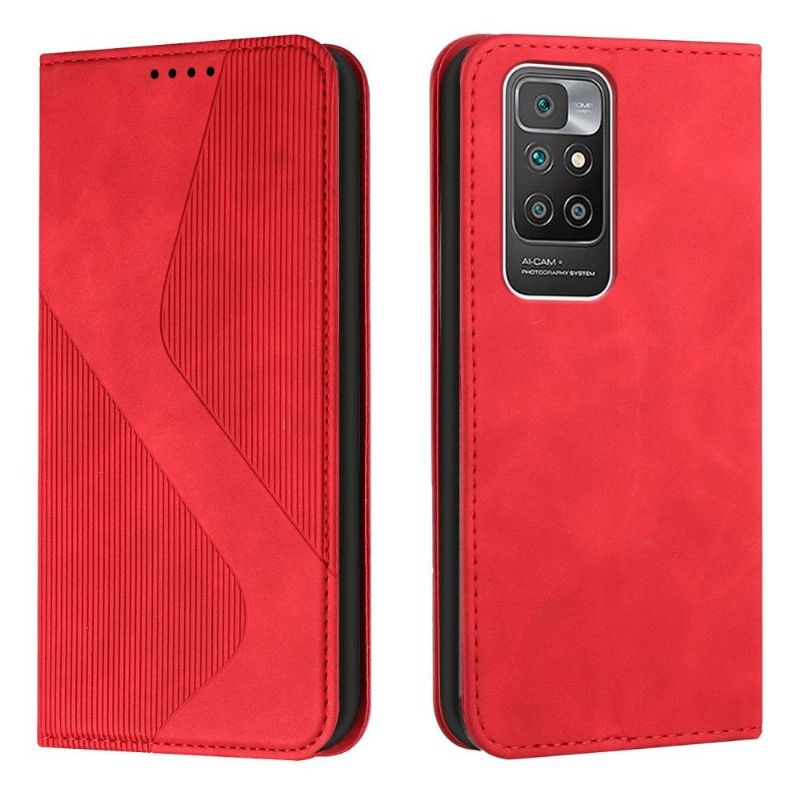 Kožené Pouzdro Na Xiaomi Redmi 10 Podnikání Ve Tvaru S