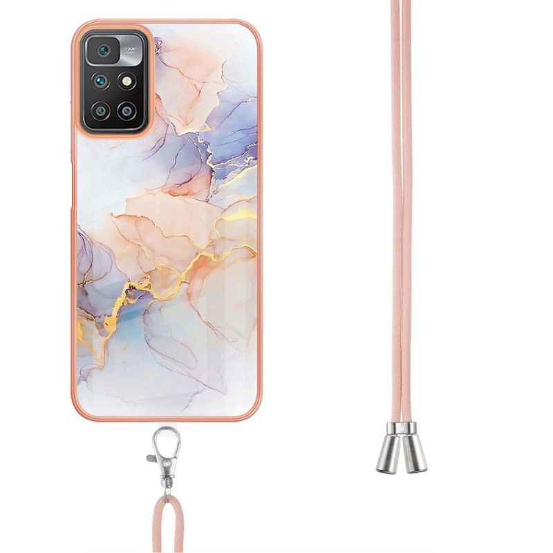 Kryt Na Xiaomi Redmi 10 Na Lana Barevný Mramor