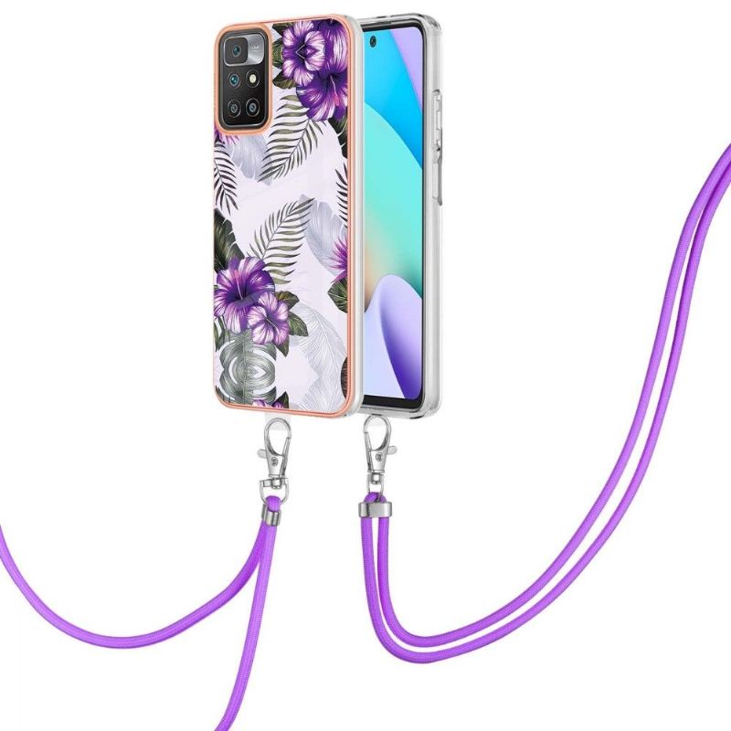 Kryt Na Xiaomi Redmi 10 Na Lana Exotické Květiny