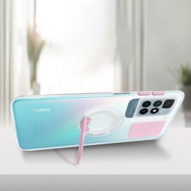 Kryt Na Xiaomi Redmi 10 Transparentní S Kroužkem A Krytem Fotoaparátu