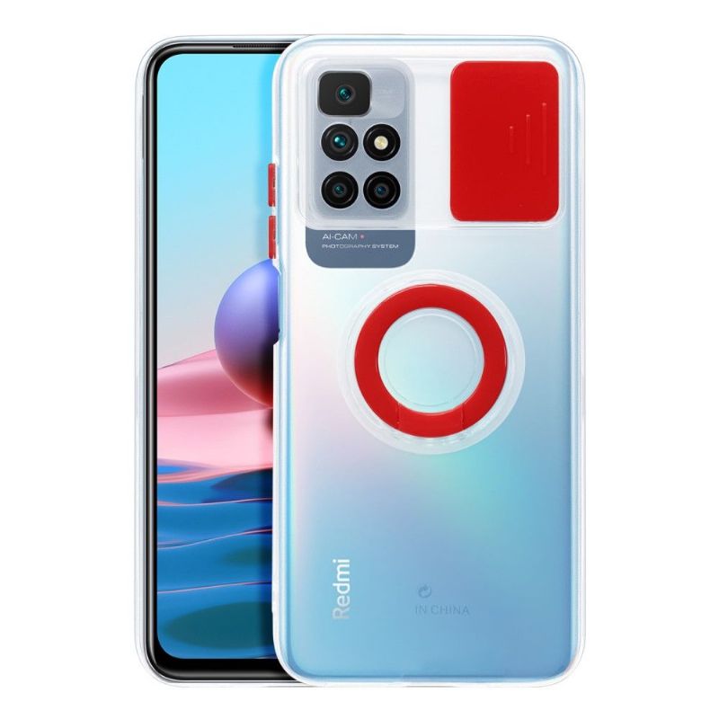 Kryt Na Xiaomi Redmi 10 Transparentní S Kroužkem A Krytem Fotoaparátu