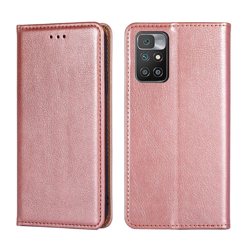 Kryty Na Mobil Na Xiaomi Redmi 10 Flipové Pouzdro Čistá Umělá Kůže