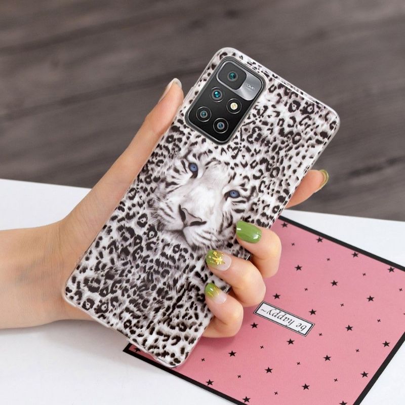 Kryty Na Mobil Na Xiaomi Redmi 10 Světelný Sněžný Leopard
