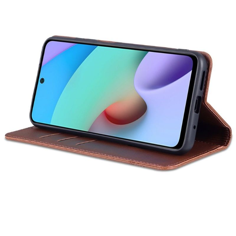 Pouzdra Na Xiaomi Redmi 10 Peněženkové Pouzdro Umělá Kůže Azns