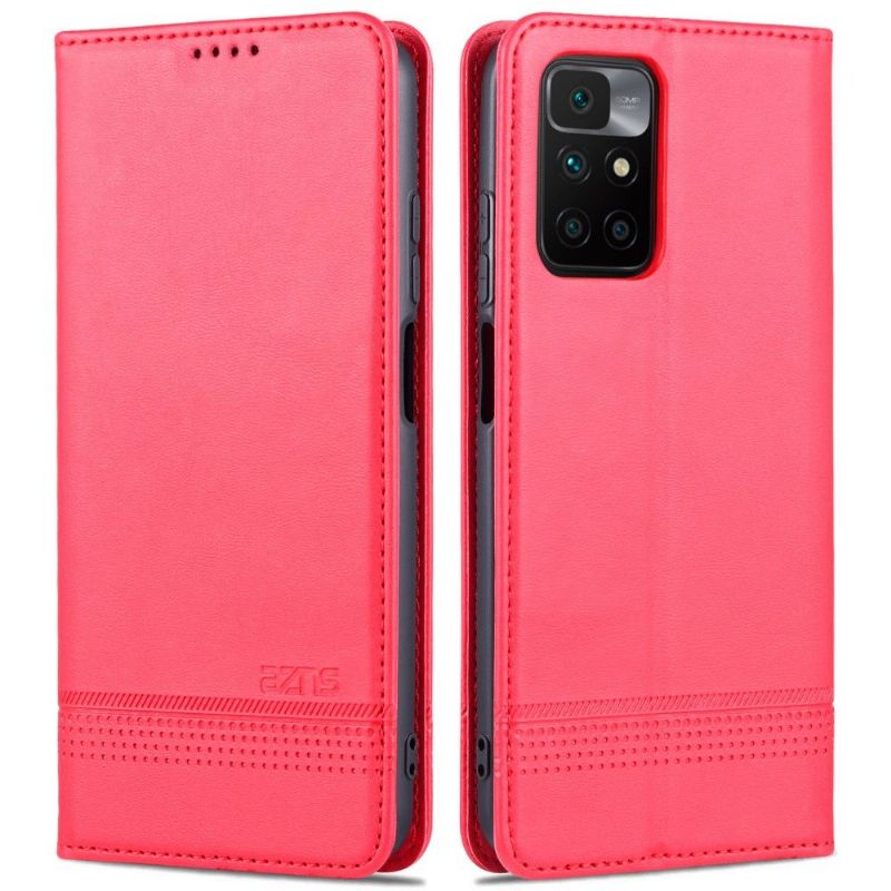 Pouzdra Na Xiaomi Redmi 10 Peněženkové Pouzdro Umělá Kůže Azns