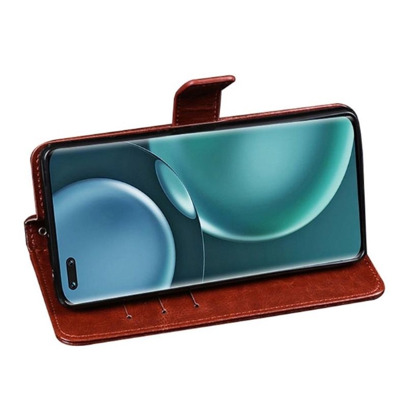 Flipové Pouzdro Na Honor Magic 4 Pro Kožené Pouzdro Kožený Efekt Idewei Folio