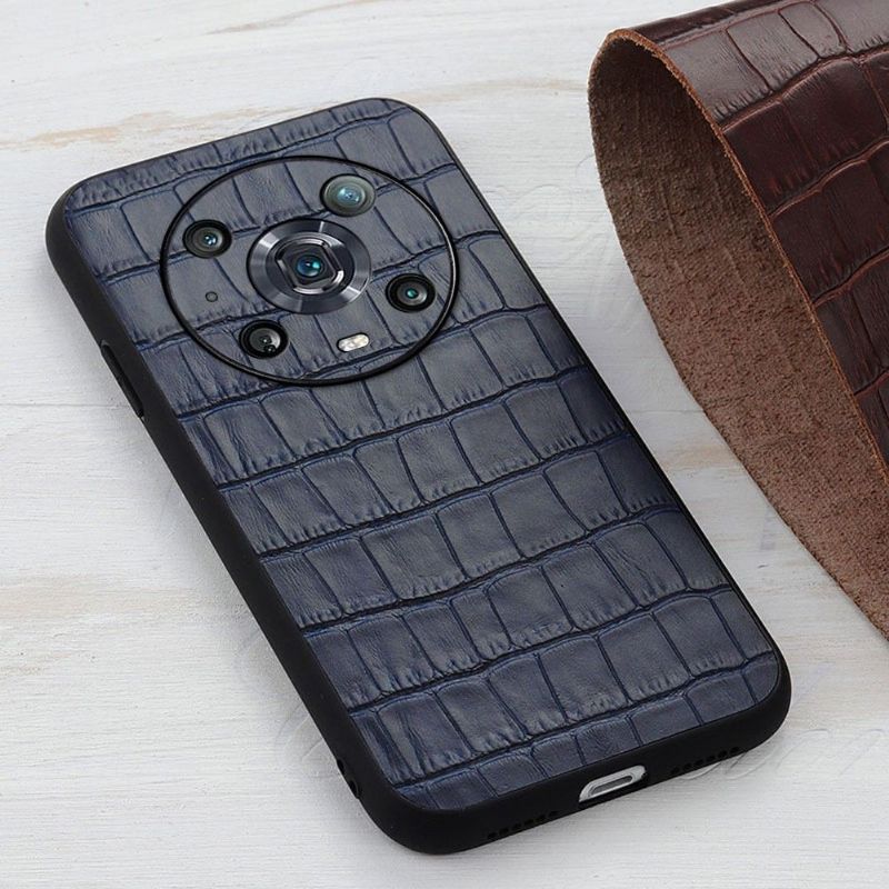 Kryt Na Honor Magic 4 Pro Elegantní Vzhled Croco Skin