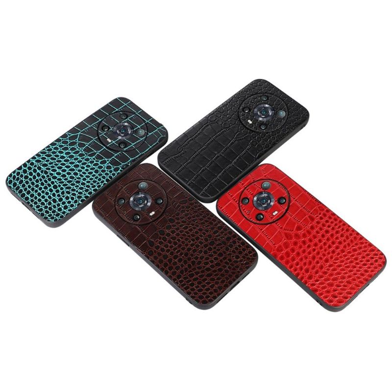 Kryt Na Honor Magic 4 Pro Kůže S Efektem Colette Croc