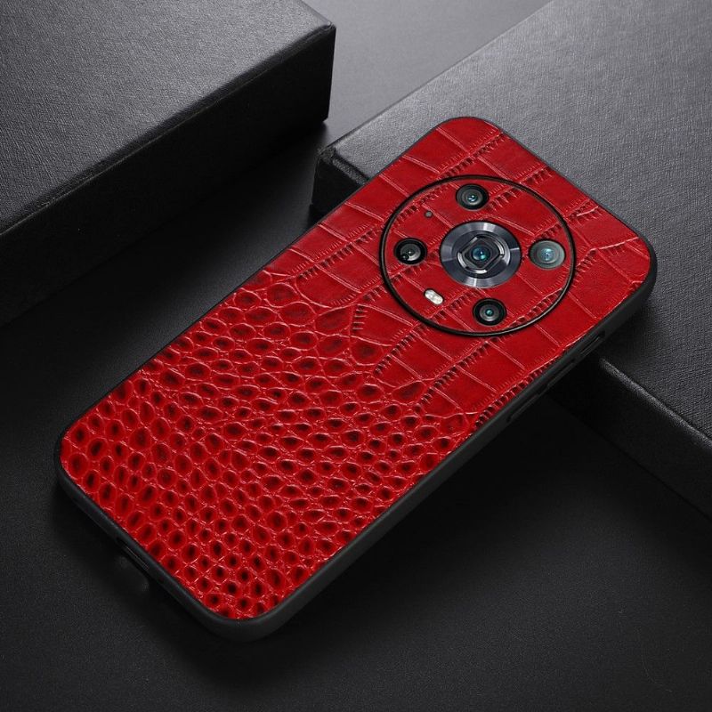 Kryt Na Honor Magic 4 Pro Kůže S Efektem Colette Croc
