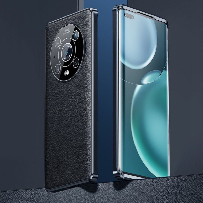 Kryt Na Honor Magic 4 Pro Pravá Zrnitá Kůže
