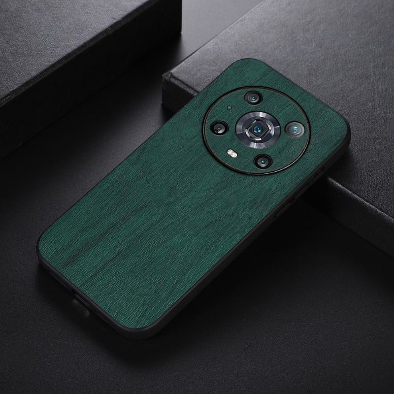 Kryty Na Mobil Na Honor Magic 4 Pro Kožený Efekt Se Vzhledem Dřeva