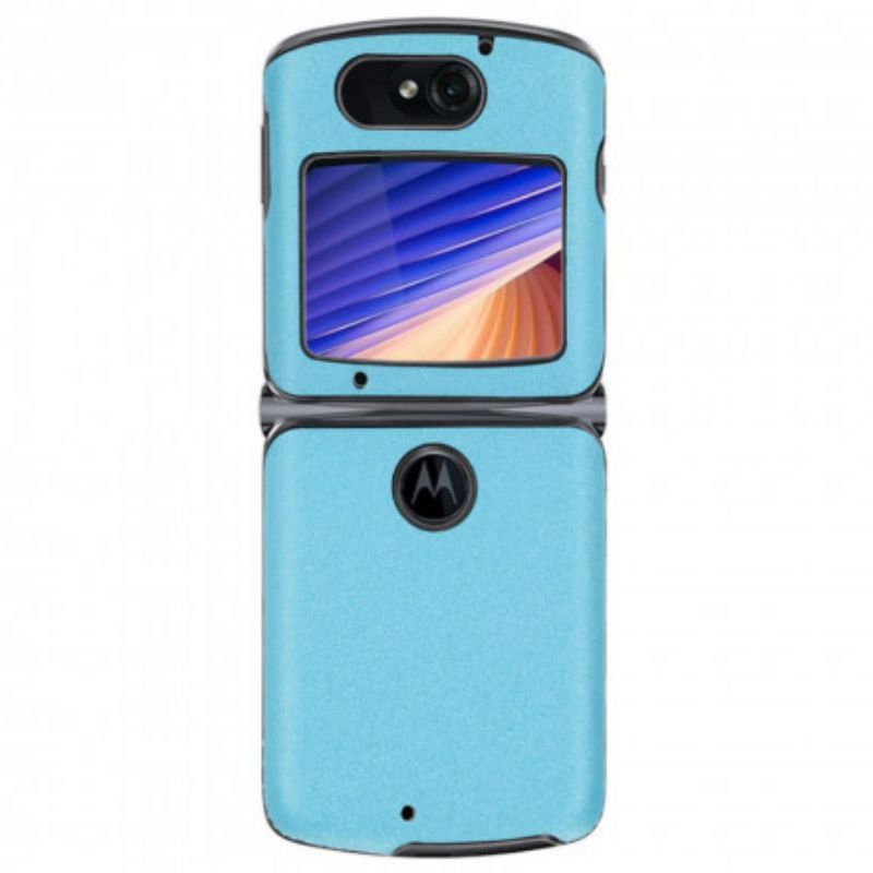 Kryt Na Motorola Razr 5G Umělá Broušená Kůže